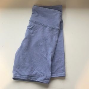 Light Blue Biker Shorts